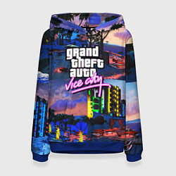 Женская толстовка GTA vice city коллаж