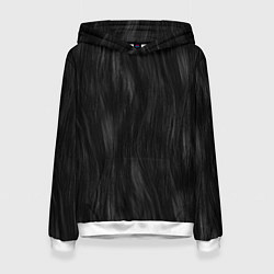 Женская толстовка Мех чёрной кошки