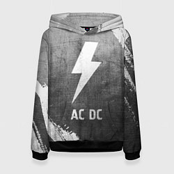 Женская толстовка AC DC - grey gradient