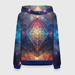 Женская толстовка Космическая геометрическая абстракция