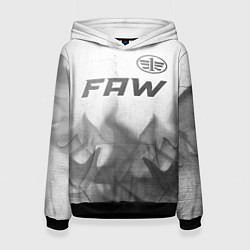 Женская толстовка FAW - white gradient посередине