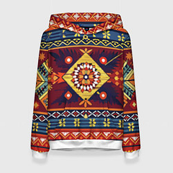 Женская толстовка Стиль советского ковра узоры и орнамент