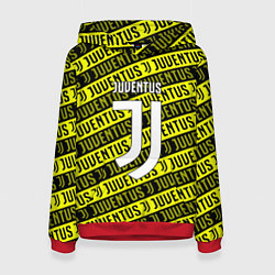 Женская толстовка Juventus pattern fc