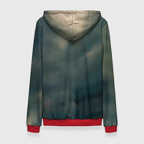 Женская толстовка Assassins creed 2 / 3D-Красный – фото 2