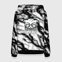 Женская толстовка Rainbow six storm black