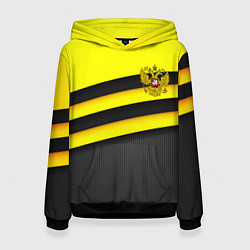 Женская толстовка Герб РФ геометрия линии