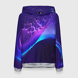 Женская толстовка Неоновые краски всплеск