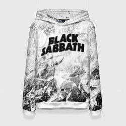 Женская толстовка Black Sabbath white graphite