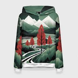 Женская толстовка Дорога на природу