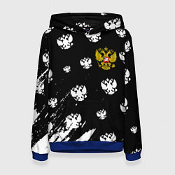 Женская толстовка Герб РФ паттерн