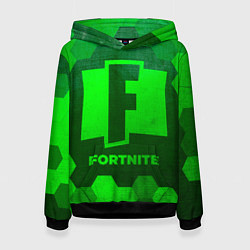 Женская толстовка Fortnite - green gradient