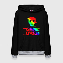 Женская толстовка Game over gradient