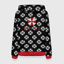 Женская толстовка Resident evil pattern umbrella