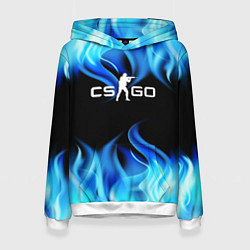 Женская толстовка CGGO blue flame