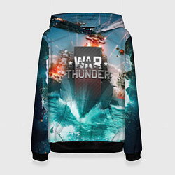 Женская толстовка Wartunder корабль авианосец