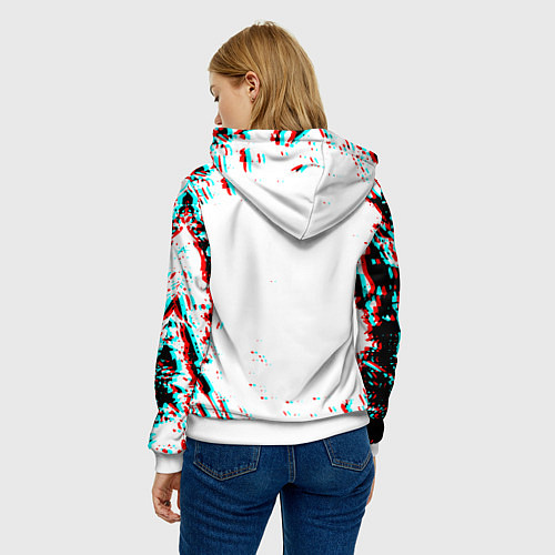Женская толстовка State of decay краски / 3D-Белый – фото 4