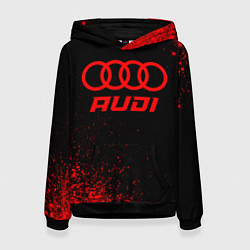 Женская толстовка Audi - red gradient