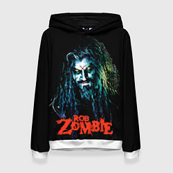 Женская толстовка Rob zombie portrait