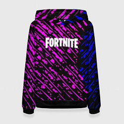 Женская толстовка Фортнайт полосы неоновые