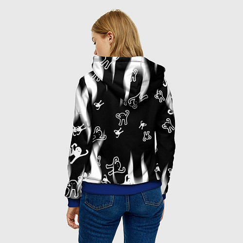 Женская толстовка Ъуъ съука mem / 3D-Синий – фото 4