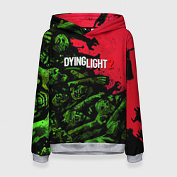 Женская толстовка Dying Light 2 zombie