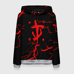 Женская толстовка Doom молнии