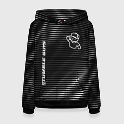 Женская толстовка Stumble Guys metal game lines