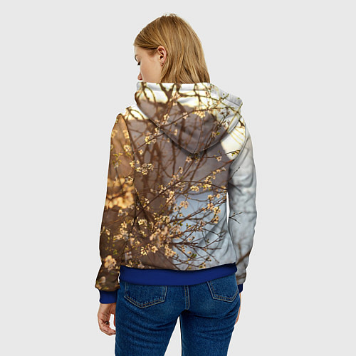 Женская толстовка Курорт Крым / 3D-Синий – фото 4