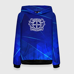 Женская толстовка Bayer 04 blue poly