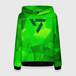 Женская толстовка Seventeen green poly