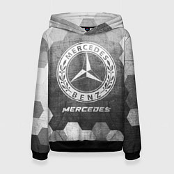 Женская толстовка Mercedes - grey gradient