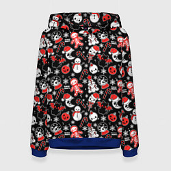 Женская толстовка Кавайные чудаки на Рождество