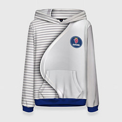 Женская толстовка Saab metal texture