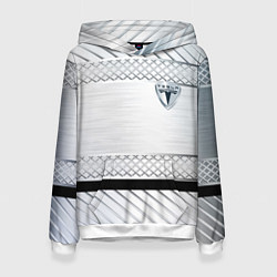 Женская толстовка Tesla metal auto