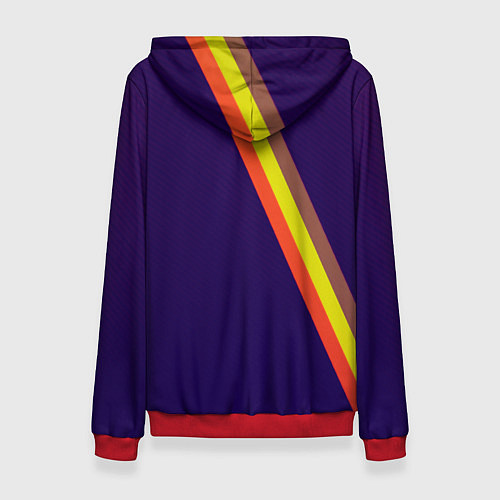 Женская толстовка AUDI line sport / 3D-Красный – фото 2