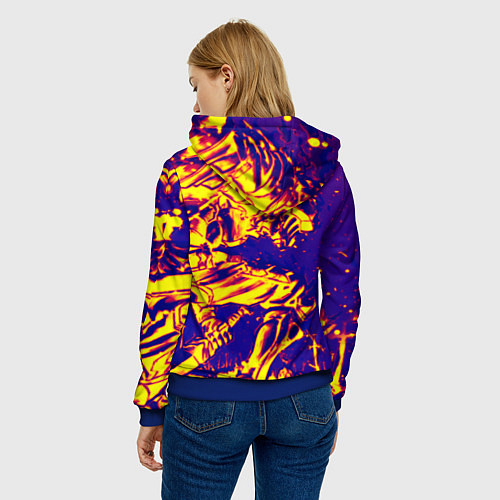 Женская толстовка Darksouls рыцарь / 3D-Синий – фото 4