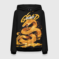 Женская толстовка Gold snake