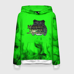 Женская толстовка Monster Hunter fire green