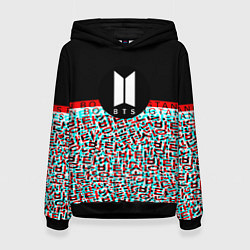 Женская толстовка BTS glitch