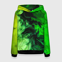 Женская толстовка Ядовитый зеленый дым