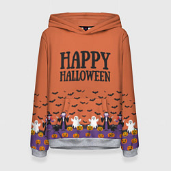 Женская толстовка Happy Halloween pattern