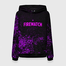 Женская толстовка Firewatch брызги красок неон