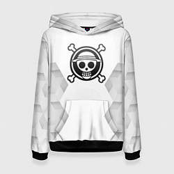 Женская толстовка One Piece white poly