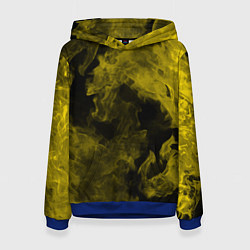 Женская толстовка Жёлтый дым в огне