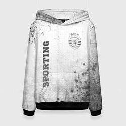 Женская толстовка Sporting - white gradient вертикально