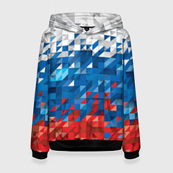 Женская толстовка Пиксельный флаг