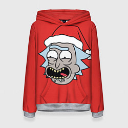 Женская толстовка Рик и Морти новогодний Рик