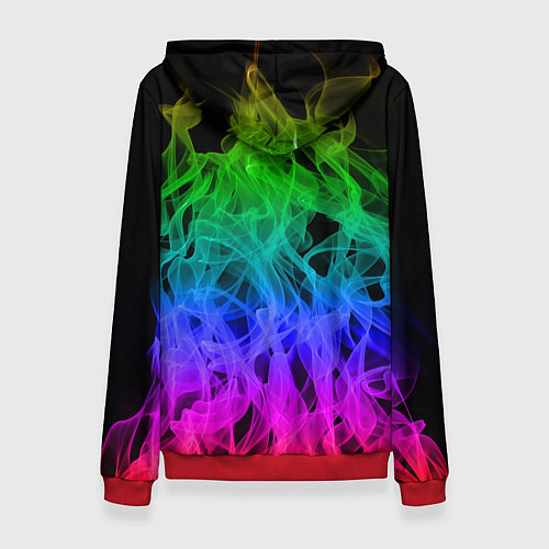 Женская толстовка Elden ring flame / 3D-Красный – фото 2
