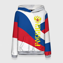 Женская толстовка Флаг России, паттерн