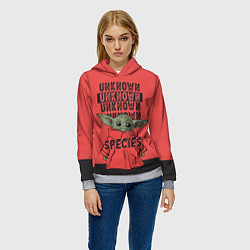 Толстовка-худи женская Грогу, цвет: 3D-меланж — фото 2